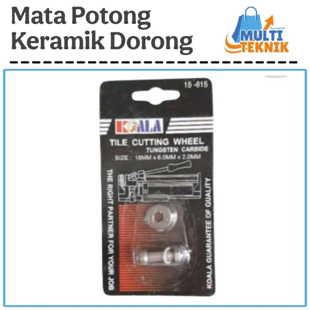 KOALA Tile Cutting Wheel Mata Pisau Potong Keramik Dorong Sorong