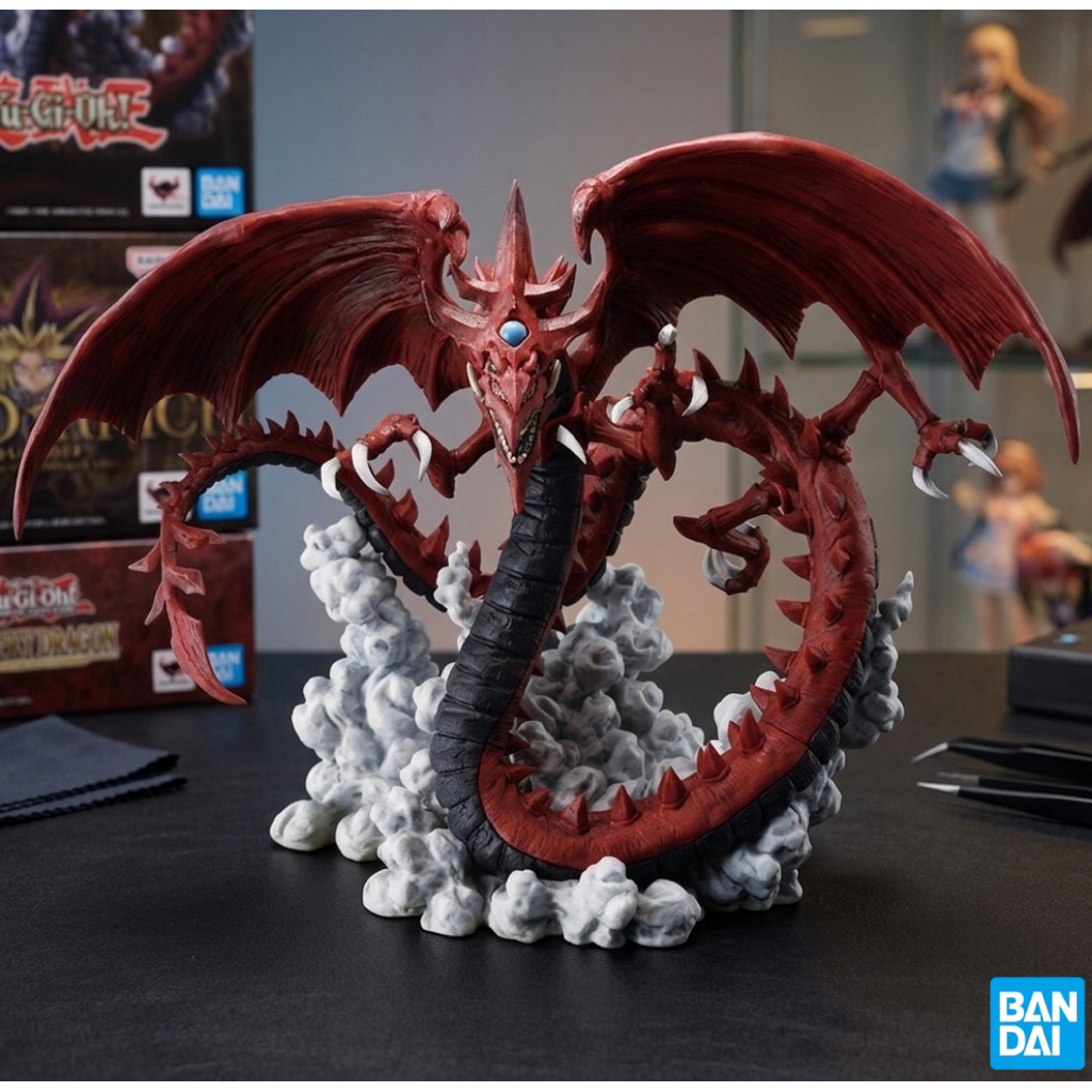 Rare Bandai Ichiban Kuji Yu-Gi-Oh Egyptian God Series Vol.3 Vol.4 Slifer the Sky Dragon The Winged D