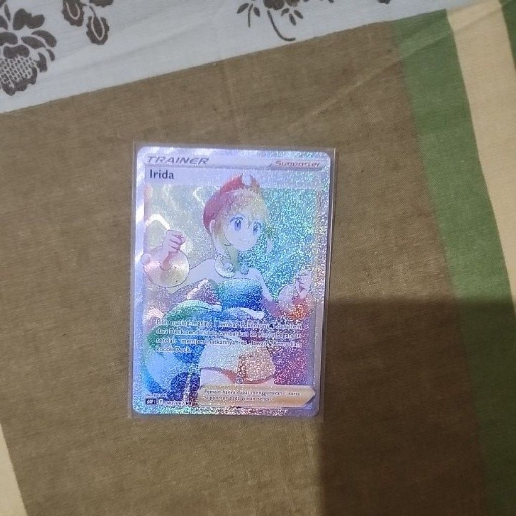 kartu pokemon hr irida rainbow