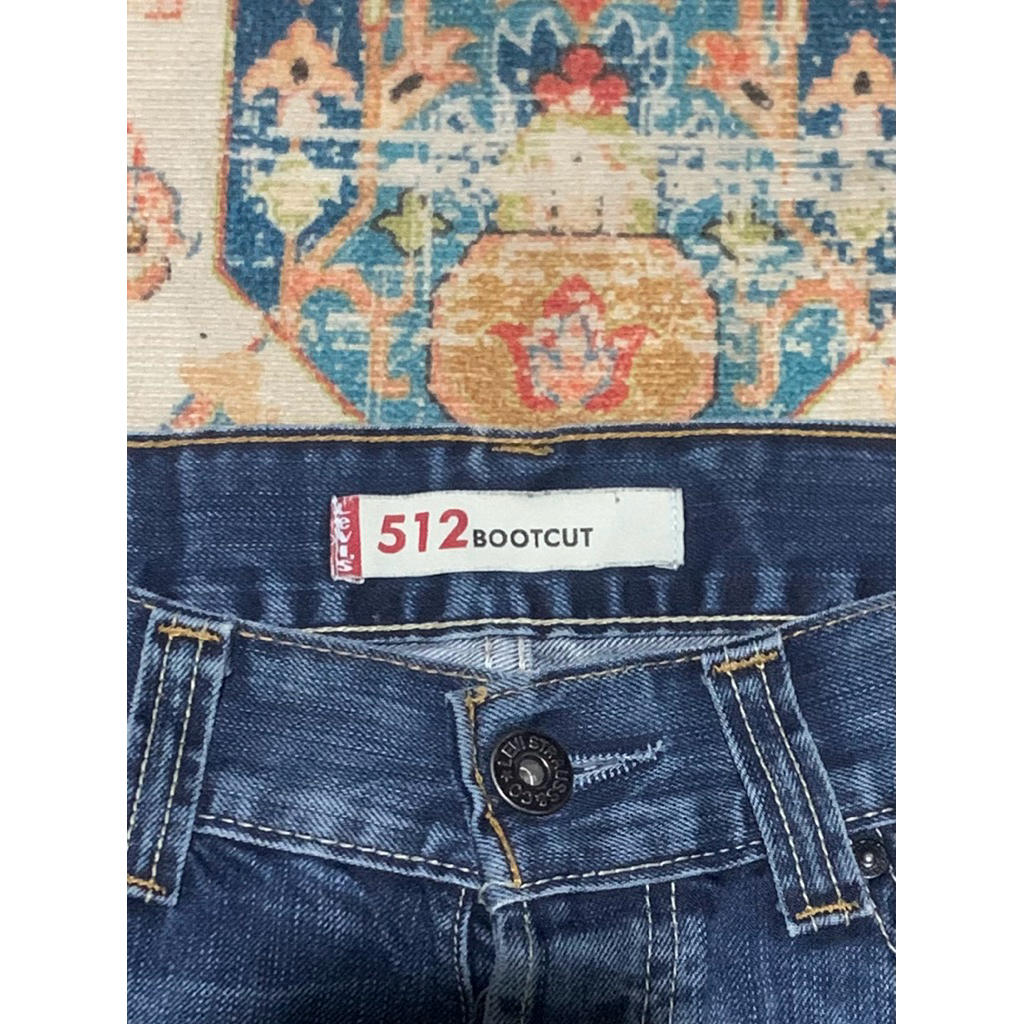 levi’s 512 bootcut buttonfly