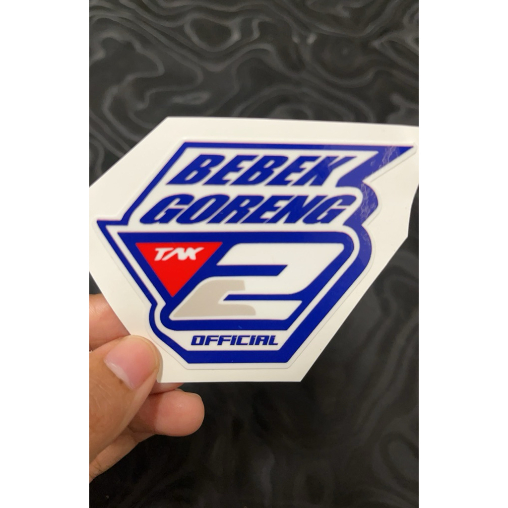 STIKER BEBEK GORENG STIKER MOTOR 2TAK