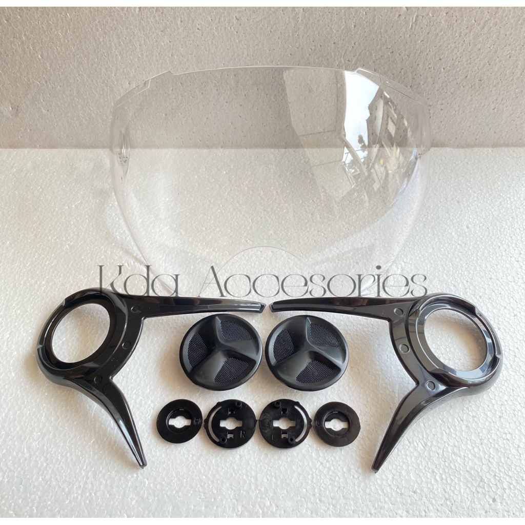 Paket Kaca Helm Yamaha Fazzio Original