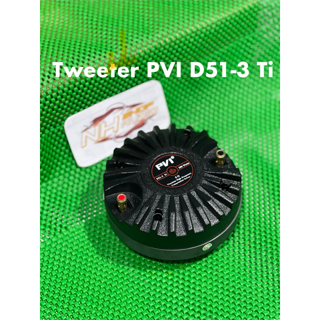 Driver Tweeter PVI D51 Twetter PVI D51-3 Ti Original VC 2 inchi 300 Watt Model Drat Bisa Spool Ulang