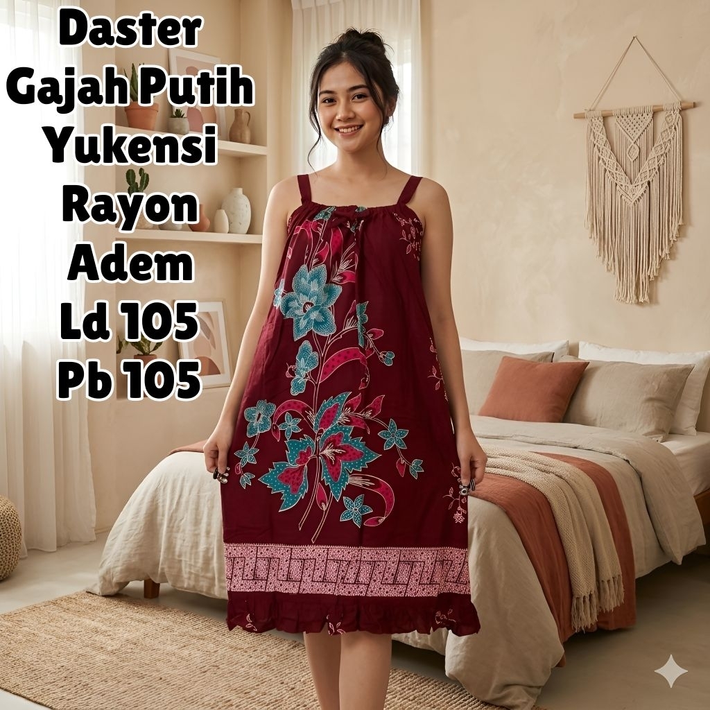 Daster Yukensi Tali merek Gajah Putih Ld 105Pb105 Terlaris