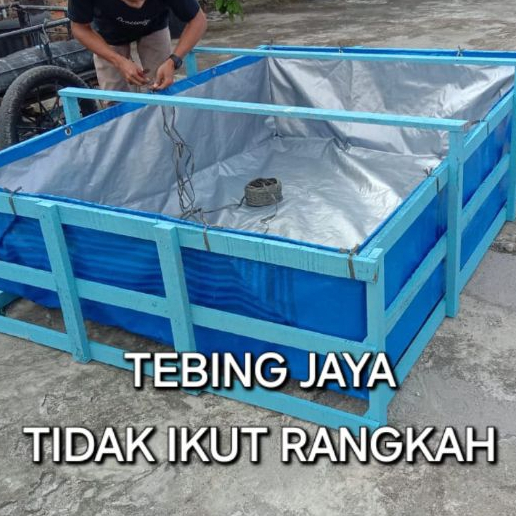Terpal Kolam Ikan 100x100x50 A5 Kolam Terpal Budidaya