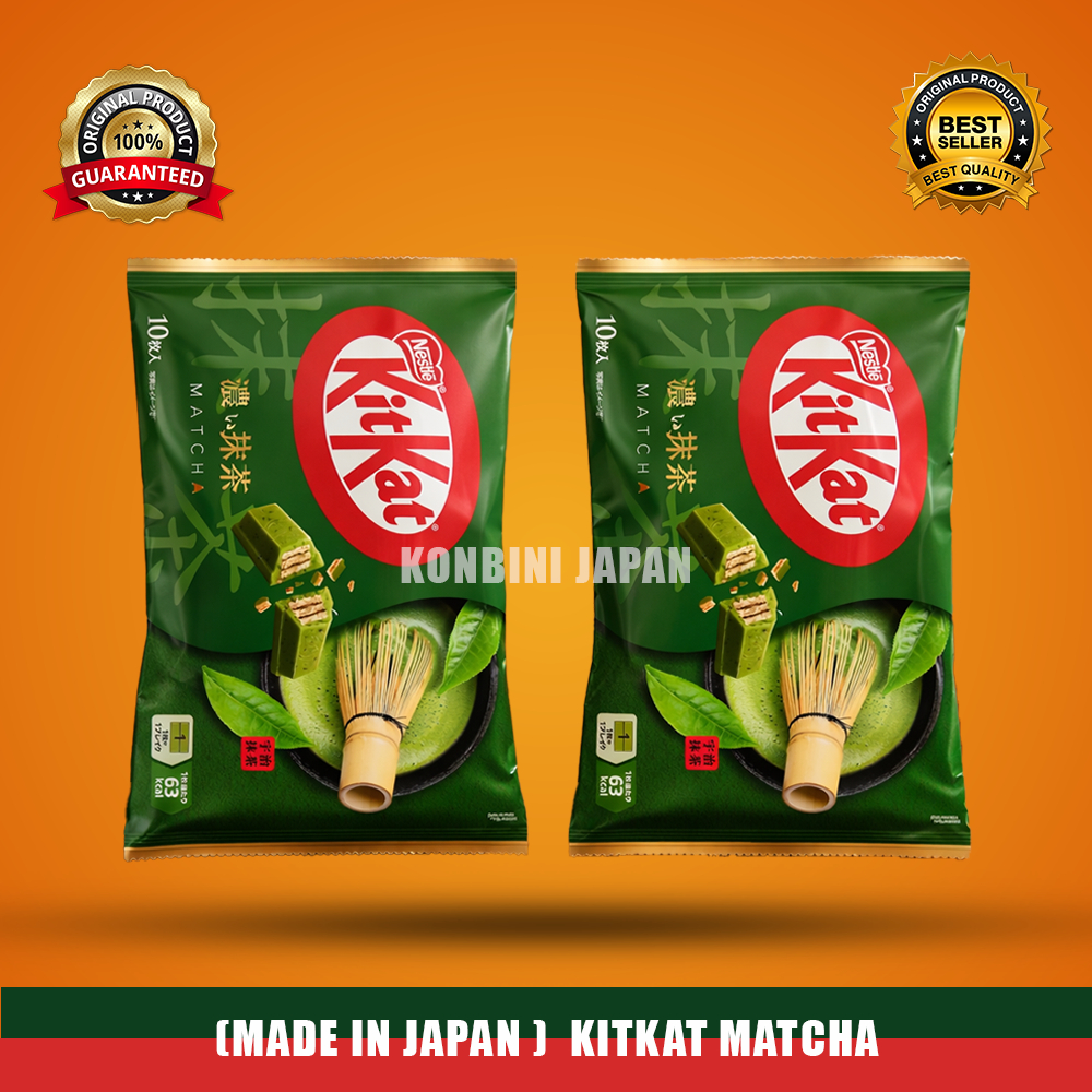 Kitkat Matcha Import Japan Original - snack camilan jepang - coklat jepang