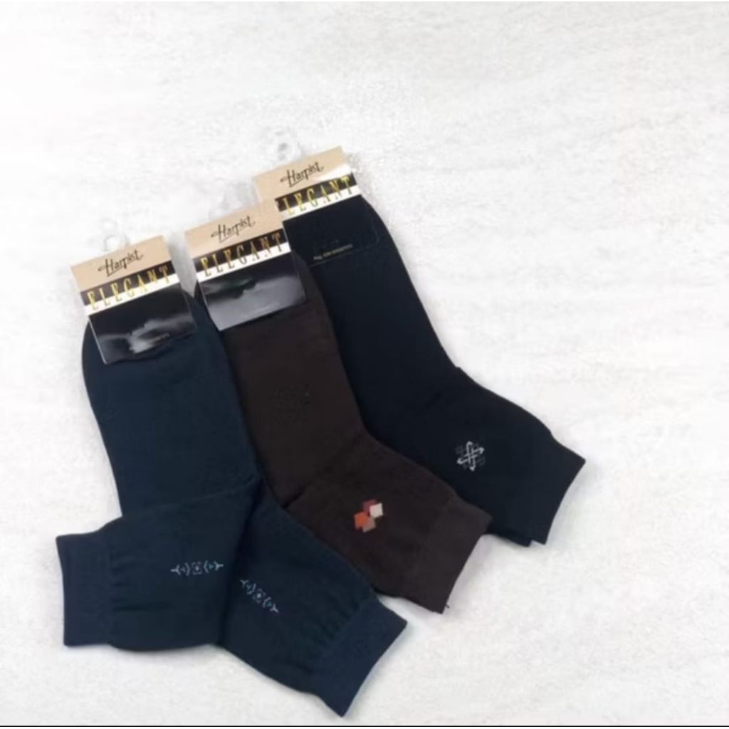Kaos Kaki Kantor Harpist Elegant Anti Bakteri Pendek