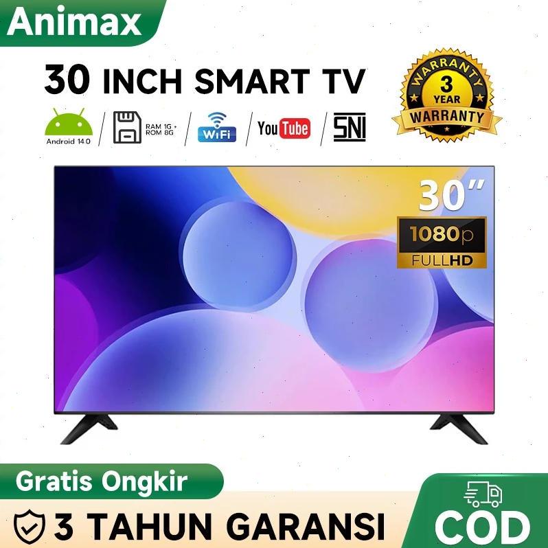 Animax Sakura TV LED 27 inch/30 inch/32 inch TV Digital Televisi FHD Televisi LED Garansi 1Tahun S27