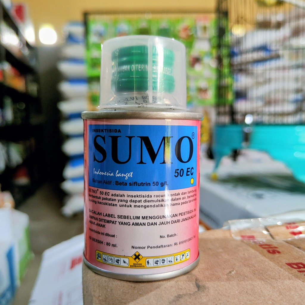 Insektisida Sumo 50EC 80 ml - Insektisida racun kontak dan lambung berbentuk pekatan kuning kecoklat