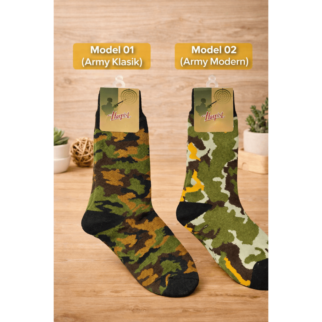 Kaos Kaki Army Pria Dewasa Harpist Tebal Premium