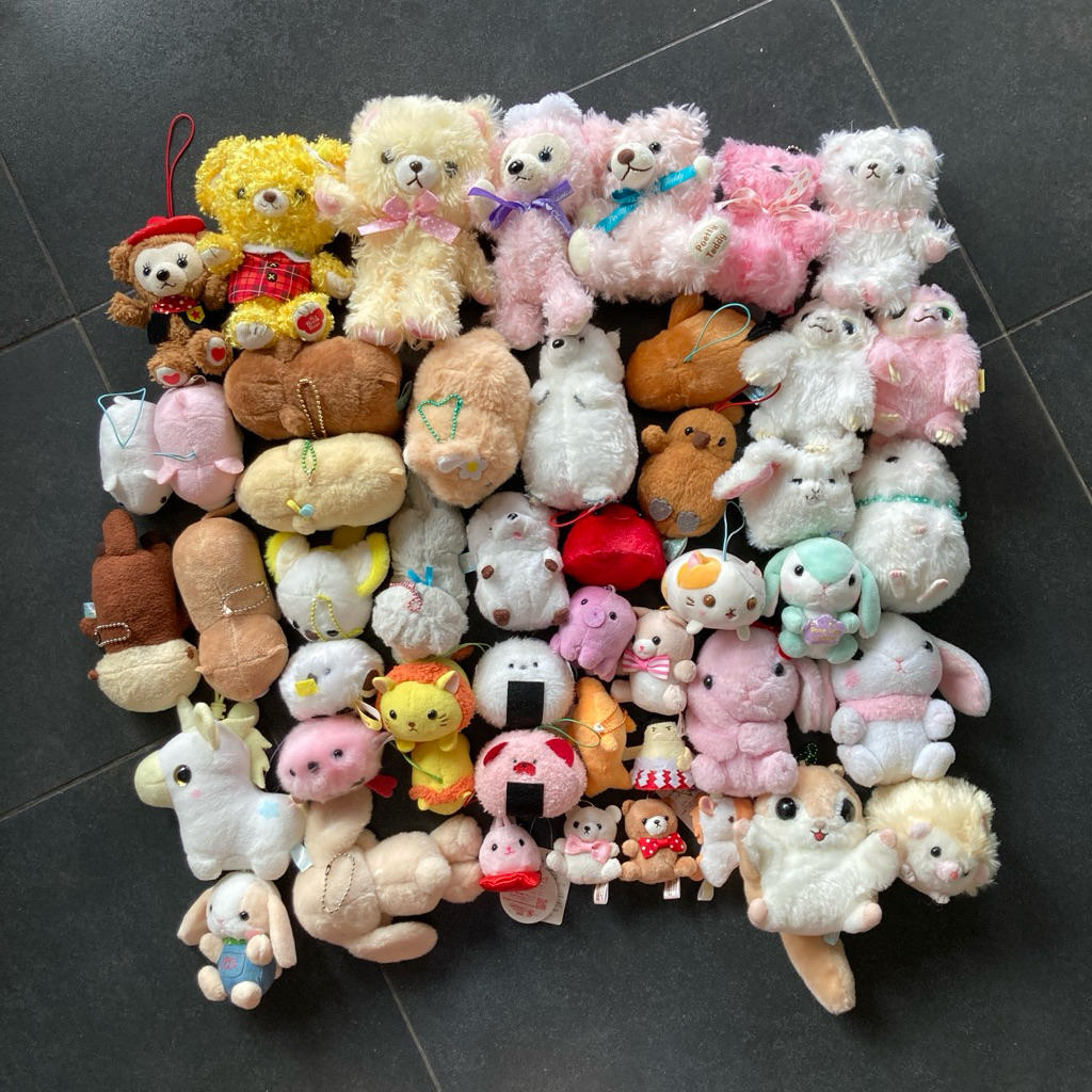 [PART1] AMUSE Keychain | amufun ganci gantungan kunci plush plushie boneka beruang hamster kelinci s