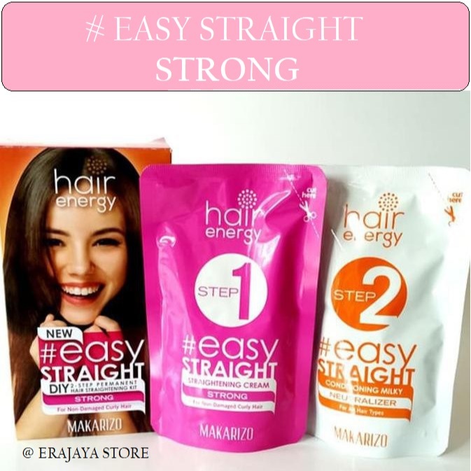 Makarizo Pelurus Rambut Easy Straight Strong - Smoothing Rambut Permanen