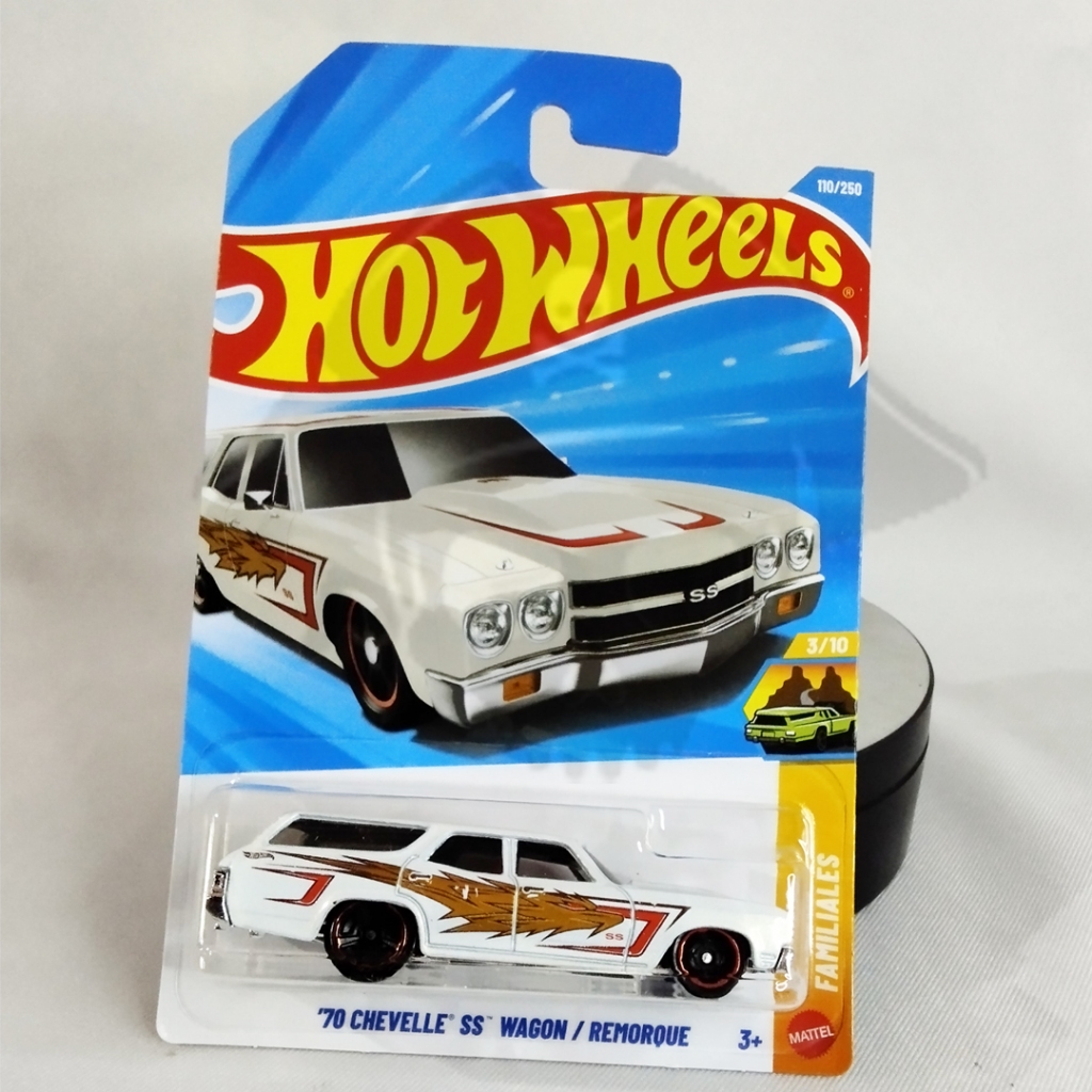 DIECAST HOTWHEELS REAL CARS 70 CHEVELLE SS WAGON, HOTWHEELS CHEVELLE WAGON