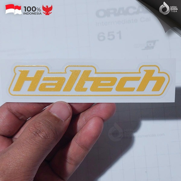Stiker HALTECH MOTOR MOBIL Waterproof