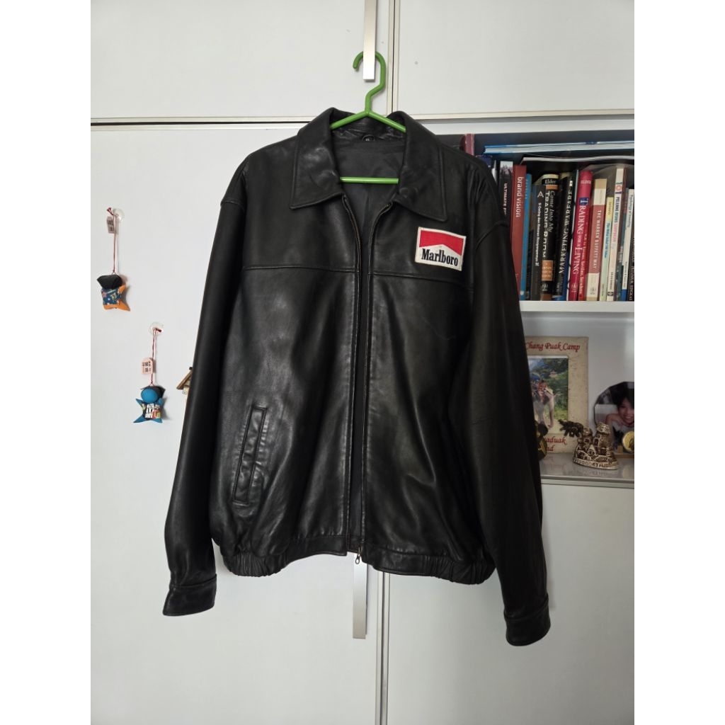 Jaket Kulit Sapi Macho Marlboro XL