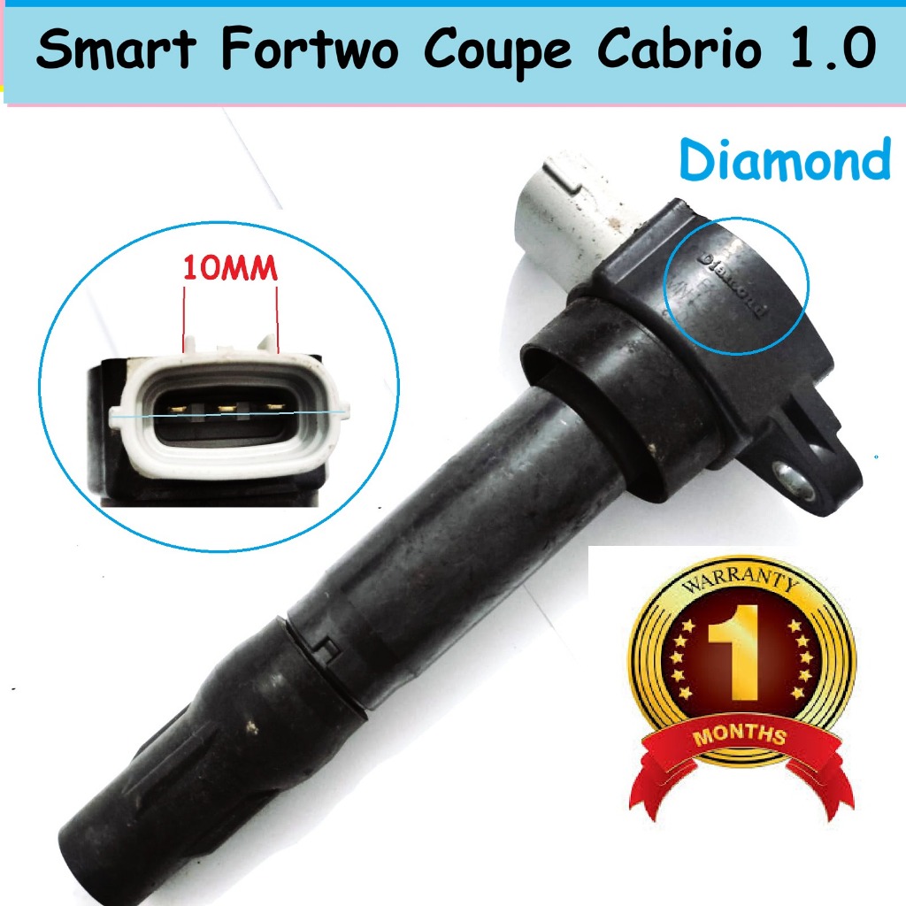 Coil Smart 451 Fortwo Coupe Cabrio 1.0 FK0319 1832A028 Diamond FK0343 MN195805 Ignition Koil Ganda