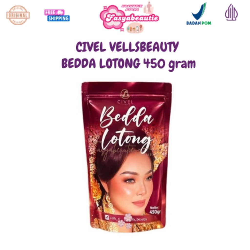 BEST SELLER BEDDA LOTONG ORIGINAL VELLS BEAUTY LULUR VELLSBEAUTY BEDDA LOTONG LULUR VELLS BEAUTY BED