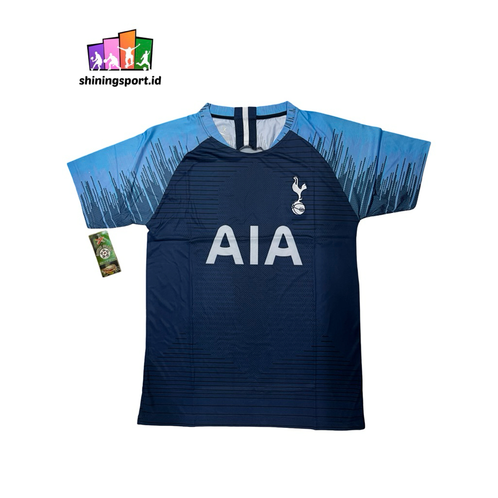 Jersey Bola Dewasa Retro Vintage Tottenham Hotspurs Away 2018/2019 All Size Fit To XL 7 Stars 100% P