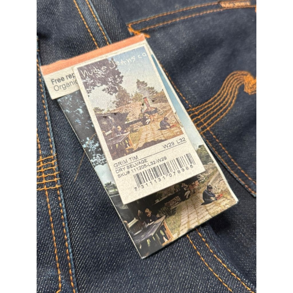 Jual Nudie grim tim dry selvage. JEANS NUDIE 29/32. Ori 100% 2nd
