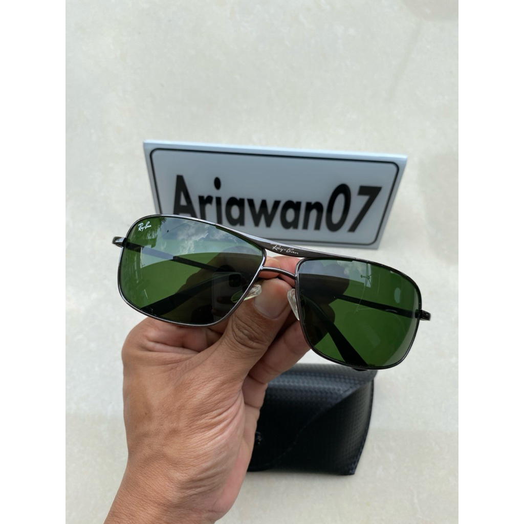 kacamata ray-ban rb 8013 frame gan kaca hijau sz 67