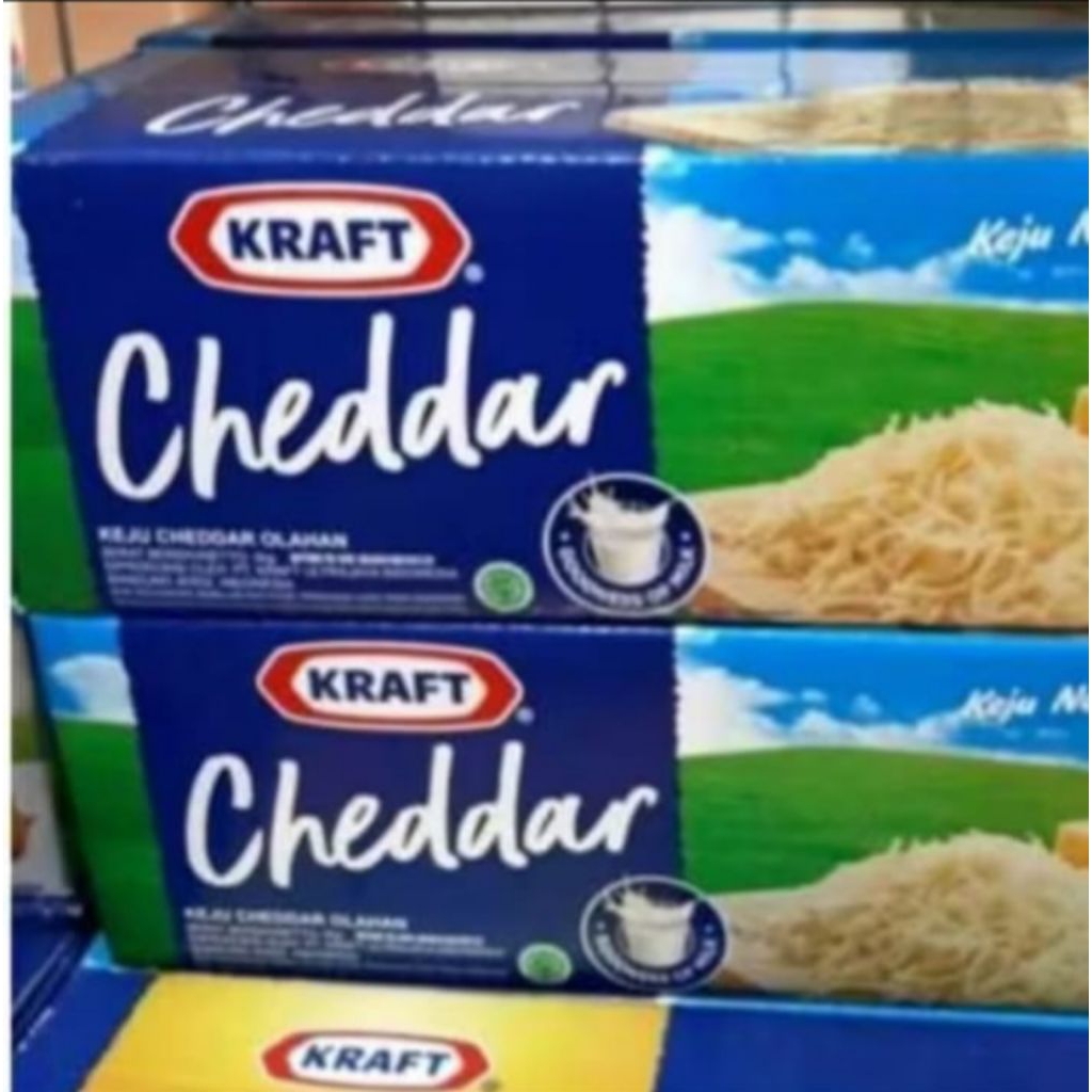 keju Kraft cheddar repack @500gr