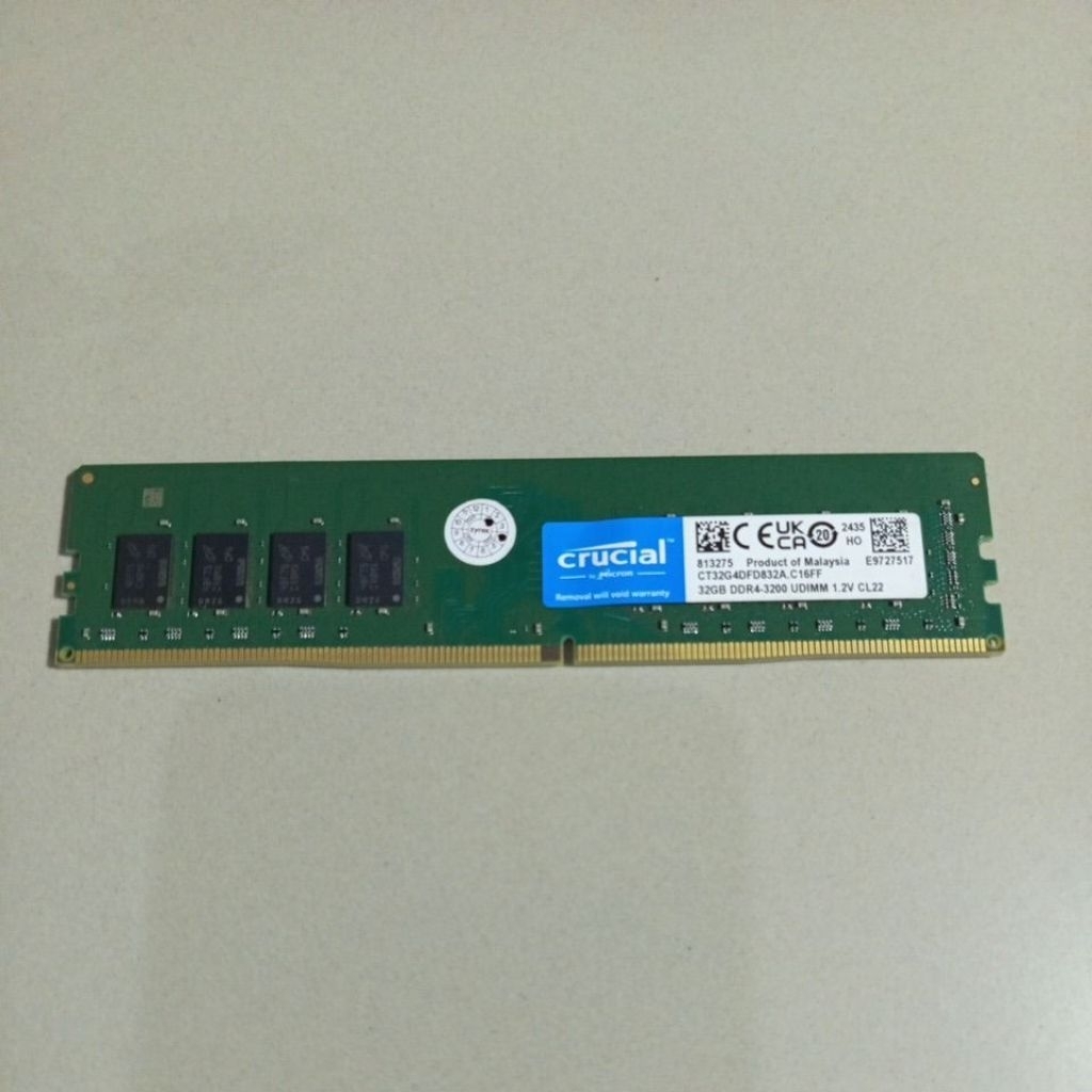 ram ddr4 32gb x 1 crucial 3200mhz