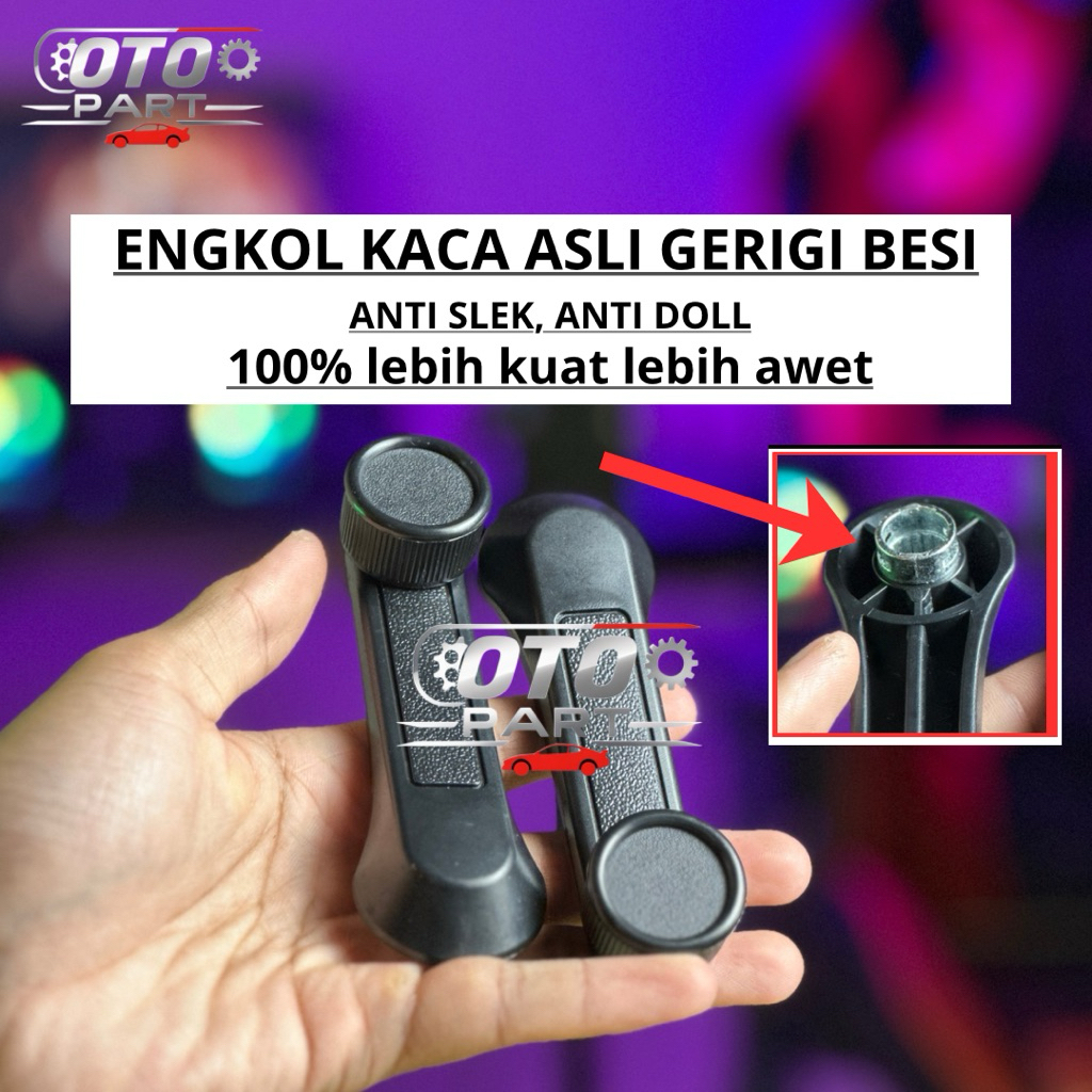 PUTARAN KACA MOBIL PANTHER KOTAK FULL GEAR BESI /ENGKOL PUTARAN KACA PINTU MOBIL PANTHER