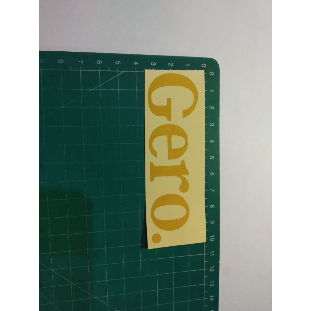 stiker cutting gero