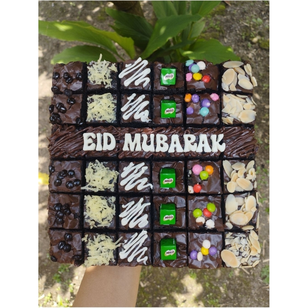 Fudgy Brownies Edisi Lebaran