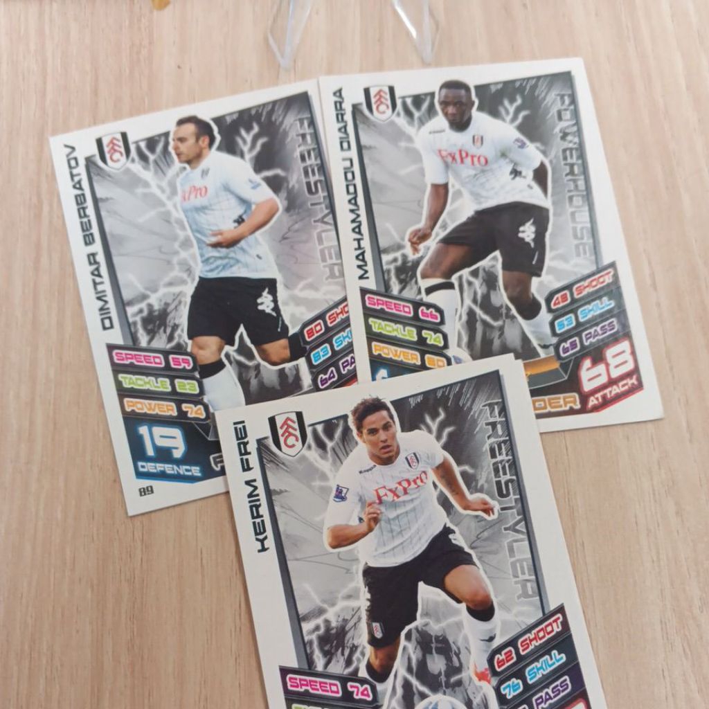kartu bola match attax epl 2012/2013 Fulham base card