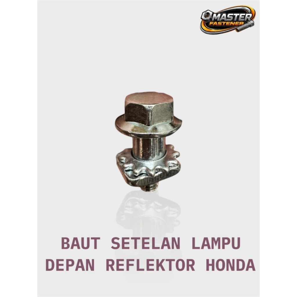 Baut Stelan Reflektor / Setelan Lampu Depan Motor Honda Matic Beat Bebek Grand Karisma Supra