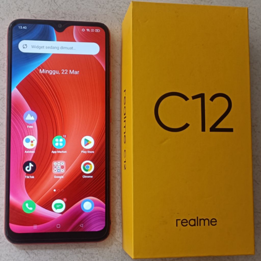 Realme C12 ram 3/32gb second original