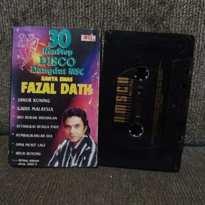 kaset pita fazal dath / amry palu /rossi milania /erna sari - disco dangdut