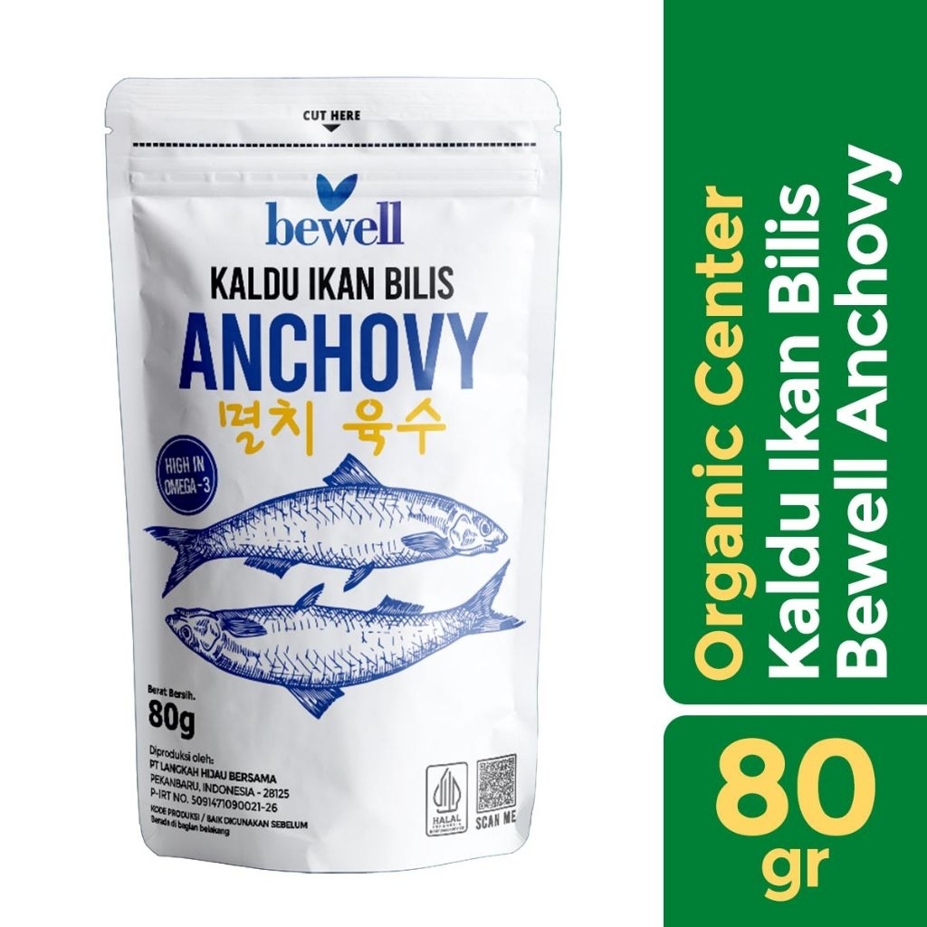 bewell - Kaldu IKAN BILIS | ANCHOVY kaldu bubuk mpasi - 80gr