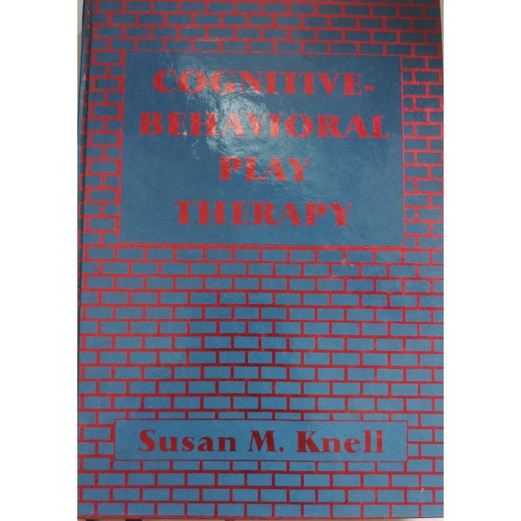 BUKU COGNITIVE BEHAVIOR PLAY THERAPY BEKAS  KERTAS HVS HITAM PUTIH