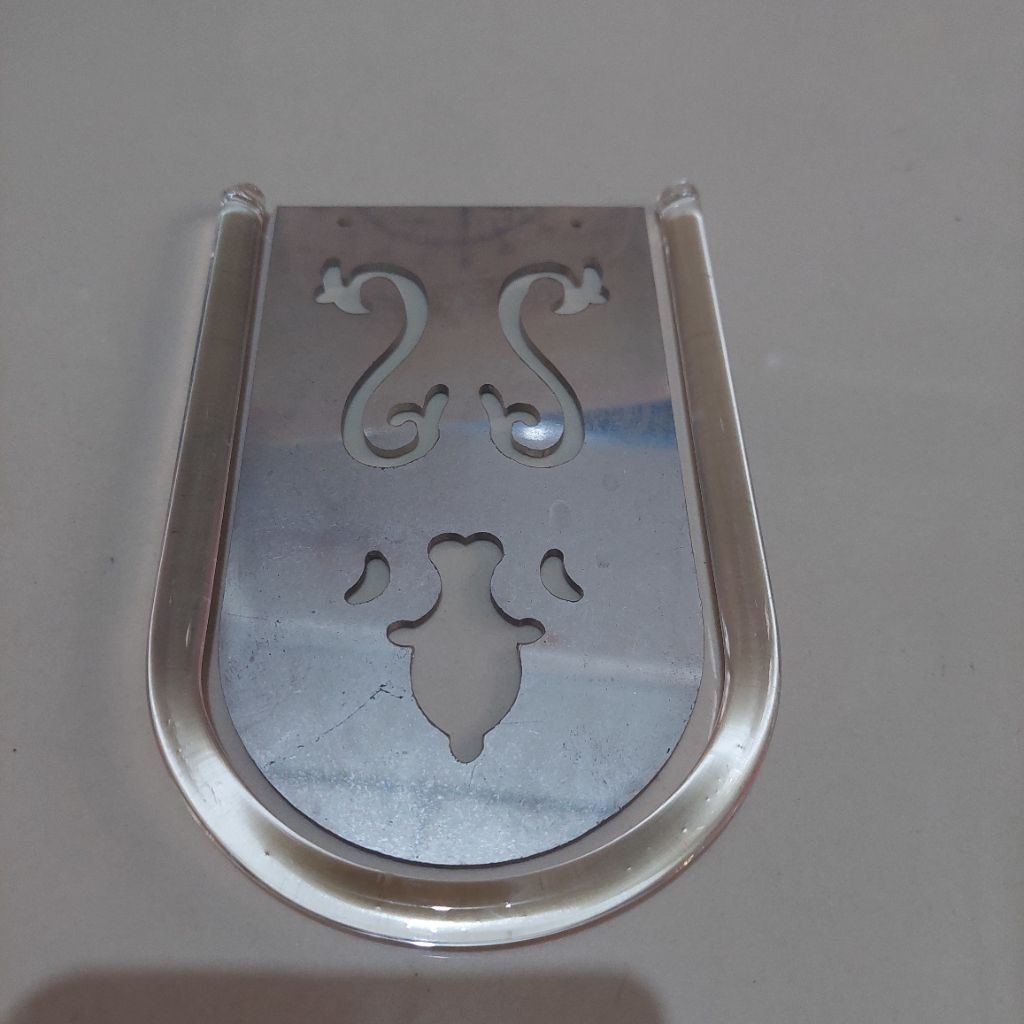 Sparepart Lampu Hias Kaca Huruf U