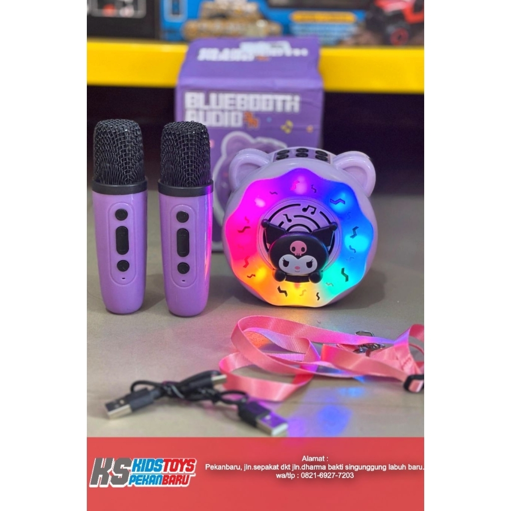 Mainan Mic Anak Lengkap Speaker KUROMI