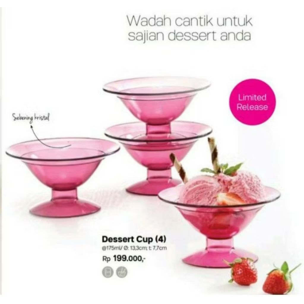 dessert cup tupperware