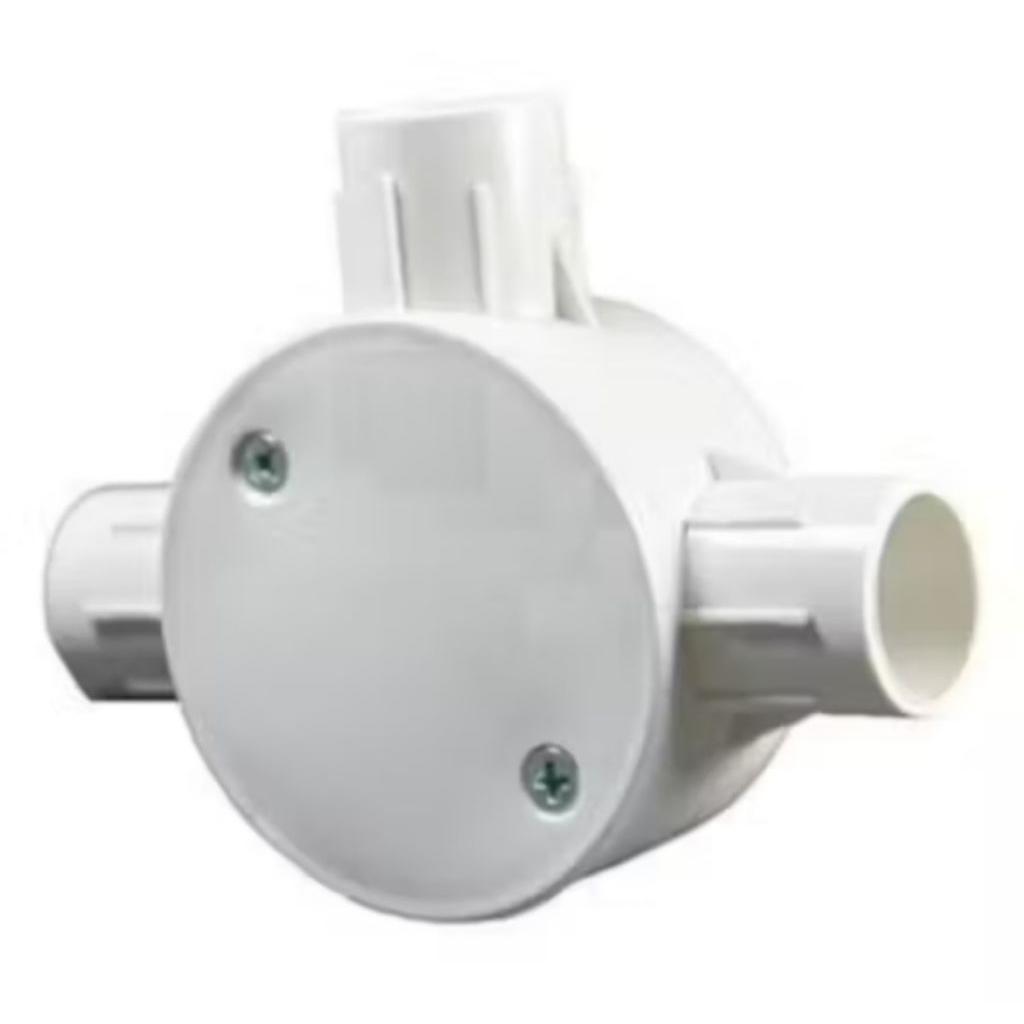 T dus cabang 3 putih 20mm T dus listrik