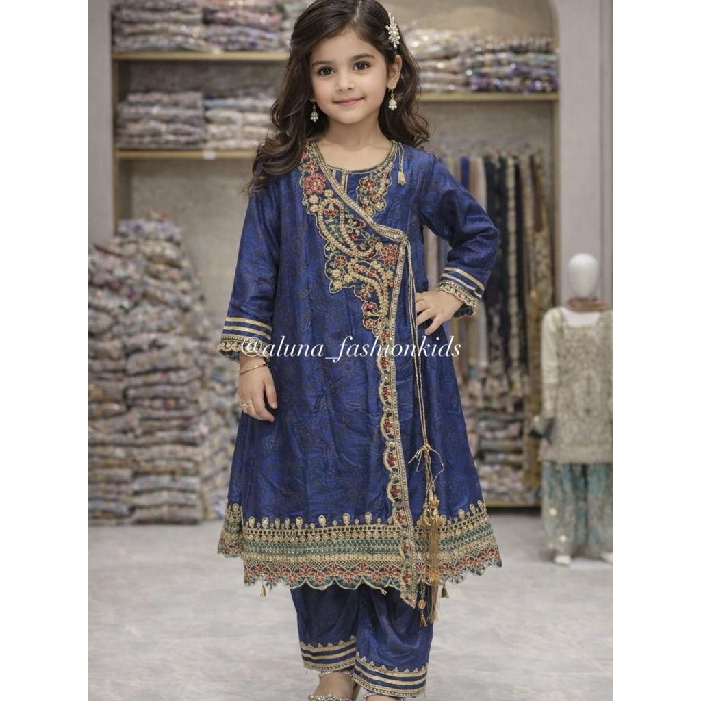EID COLLECTION DRESS INDIA ANAK ANAK PEREMPUAN