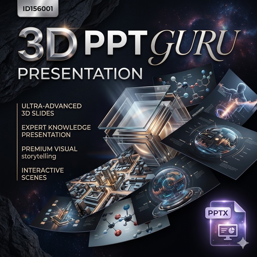 ID156001 - 3d Ppt Guru Presentation