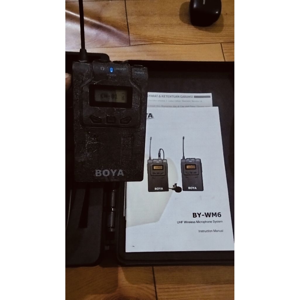 mic wireless boya WM6
