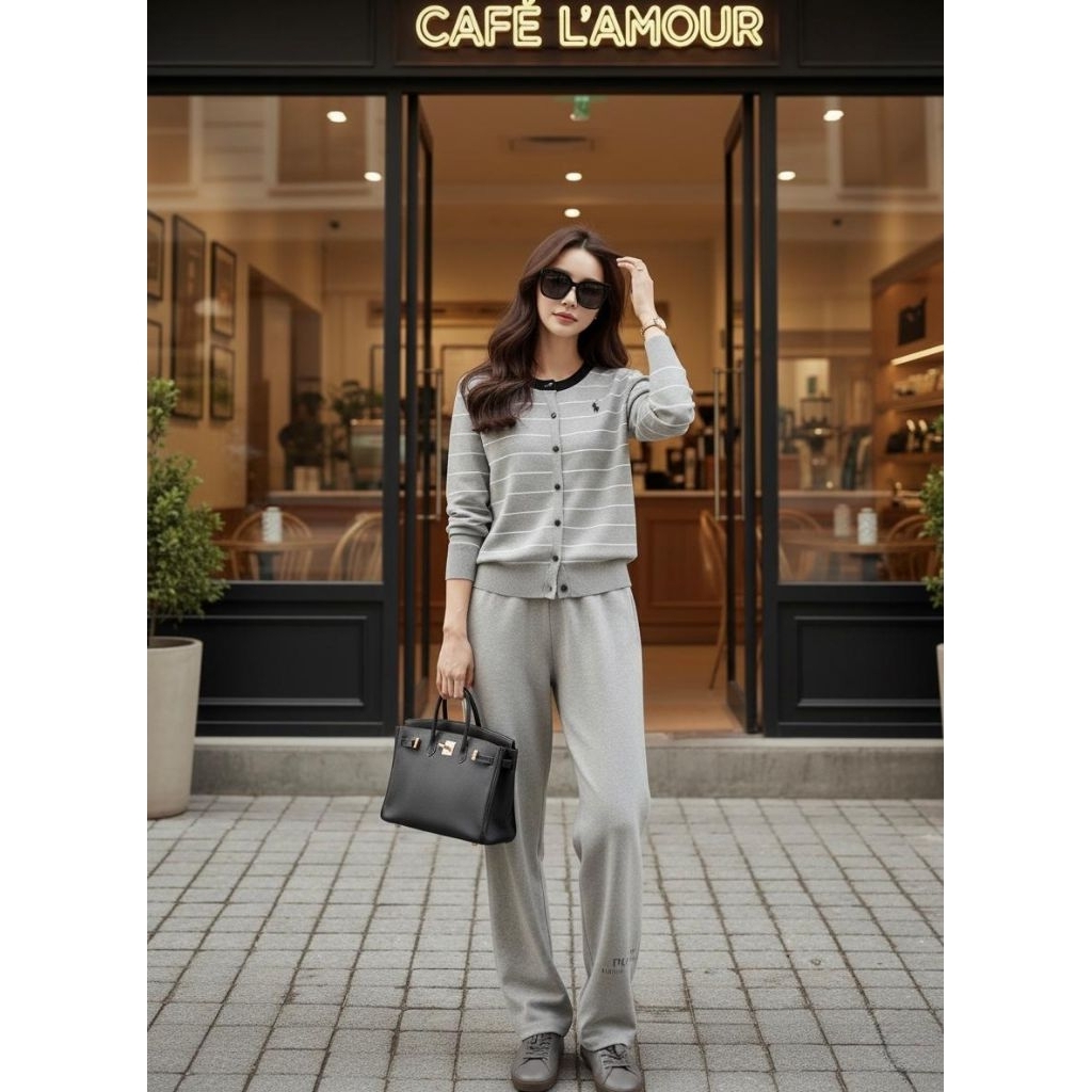SETELAN WANITA PREMIUM IMPORT KNIT HALUS