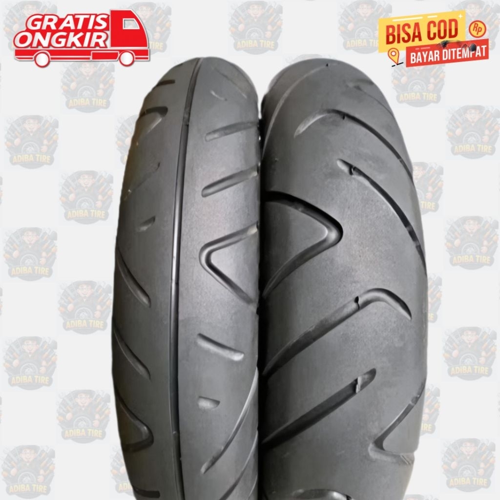 Ban SCOPY IRC Sepasang Uk 100/90 - 110/90 Ring 12 Tubeless