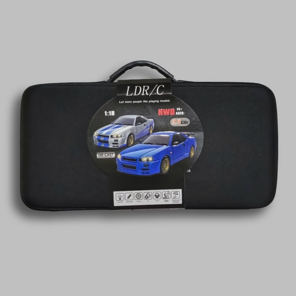 RC Drift LDRC 1899 Nissan Skyline GTR Fast Furious Livery Baru