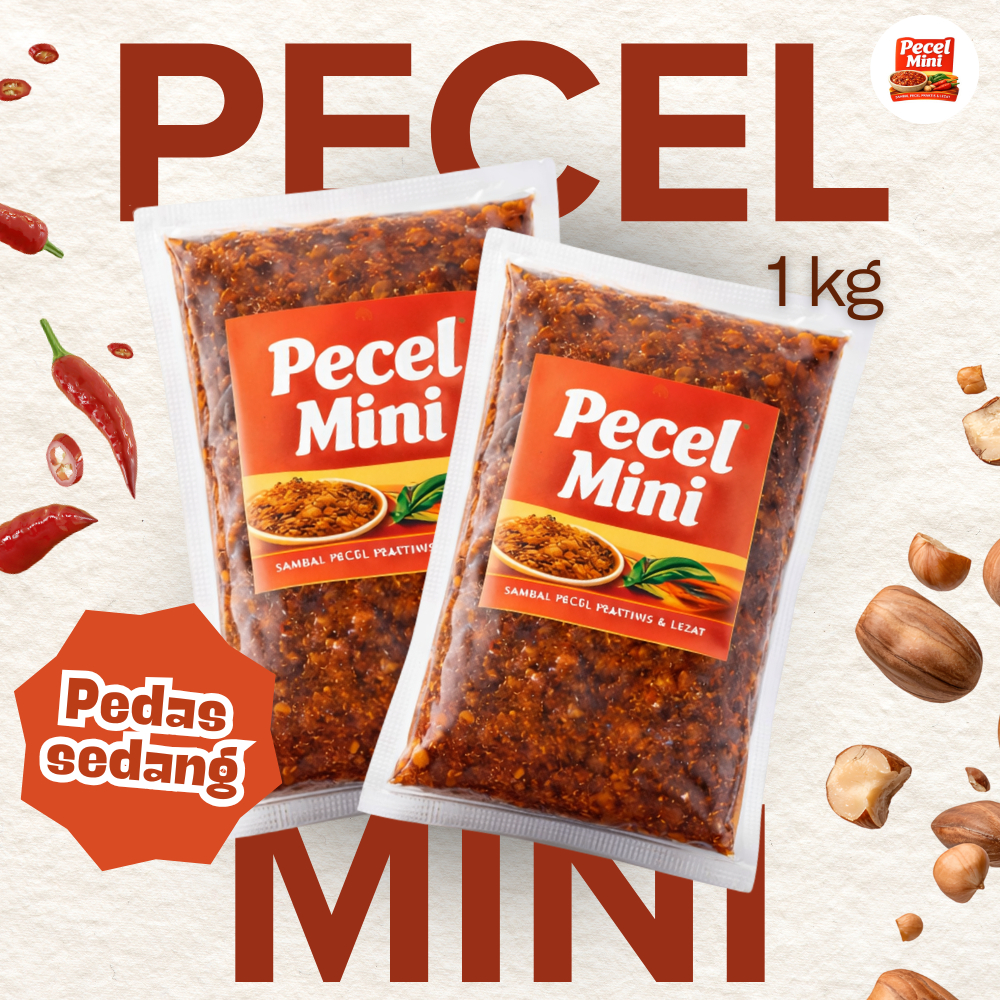 PECEL MINI Sambel Pecel Khas Blitar Sedang 1 Kg | Bumbu Pecel Tradisional Tanpa Pengawet