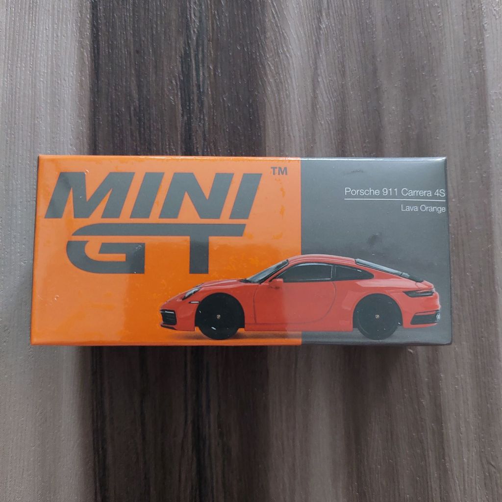 MINI GT 1/64 PORSCHE 911 (992) CARRERA 4S LAVA ORANGE - MGT00371