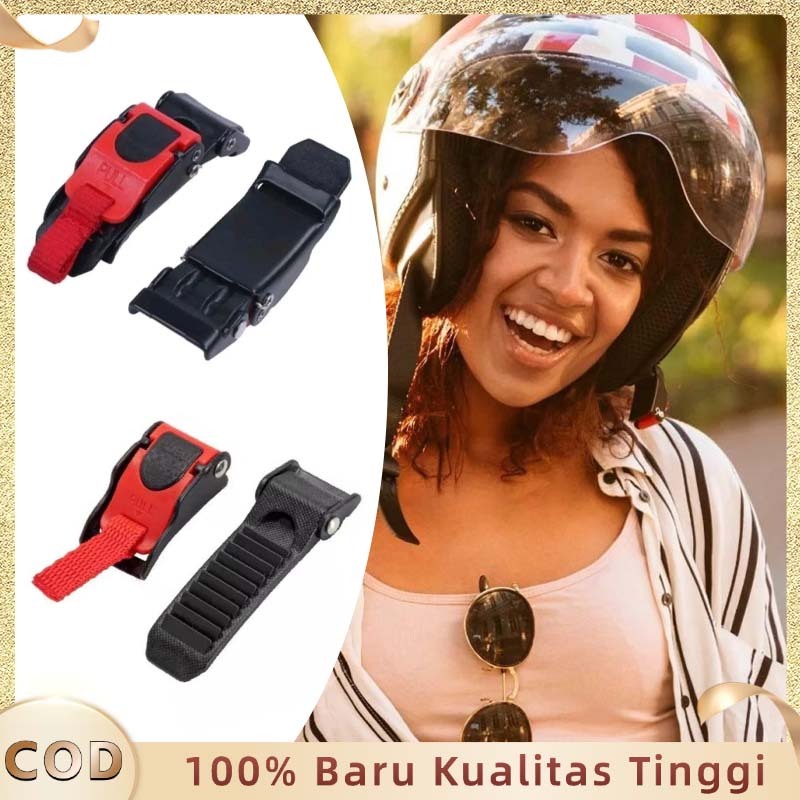 Gesper Tali Helm Kancingan Helm Klik Pengunci Tali Helm Sepuluh Kancing Helm Gesper