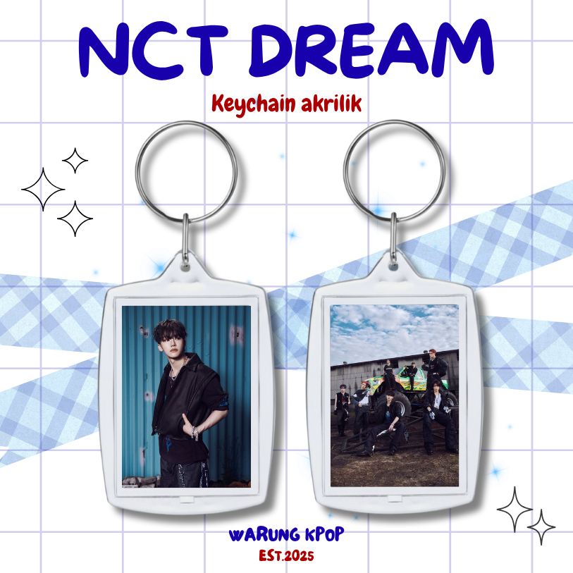 KEYRING KPOP GANCI NCT DREAM GANTUNGAN KUNCI ACRYLIC KEYCHAIN UNOFFICIAL MERCH MARK RENJUN JENO HAEC