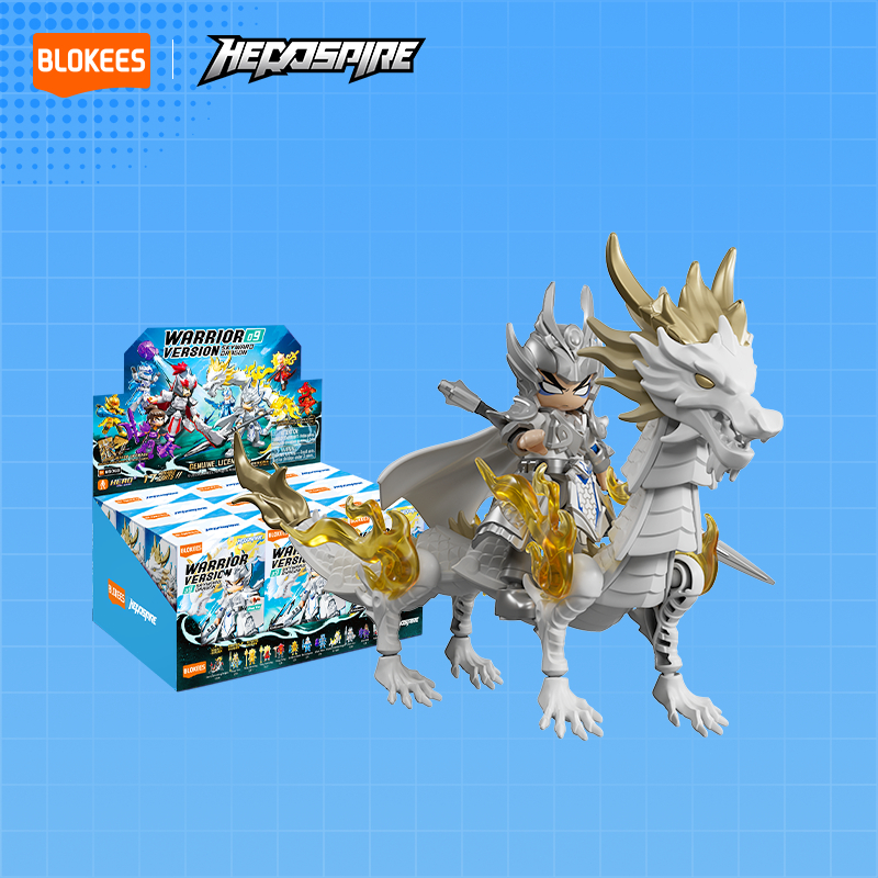 BLOKEES HERO SPIRE Blind Box Mainan Balok Anak Toys (1 PCS)- WARRIOR VERSION